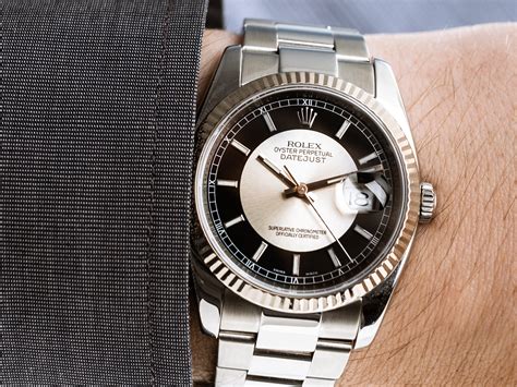 rolex tuxedo watch|rolex datejust 116 234.